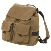 Waxed Cotton Canvas Rucksack