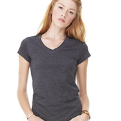 Ladies' Short Sleeve V-Neck Jersey T-Shirt