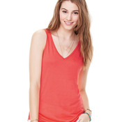 Ladies' Flowy V-Neck Tank