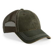 Weathered Cotton Mesh Back Cap