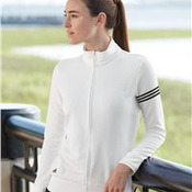 Ladies' ClimaLite® 3-Stripes French Terry Full-Zip Jacket