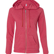 Eco Mock Twist French Terry Ladies' Adrian Full-Zip Hood